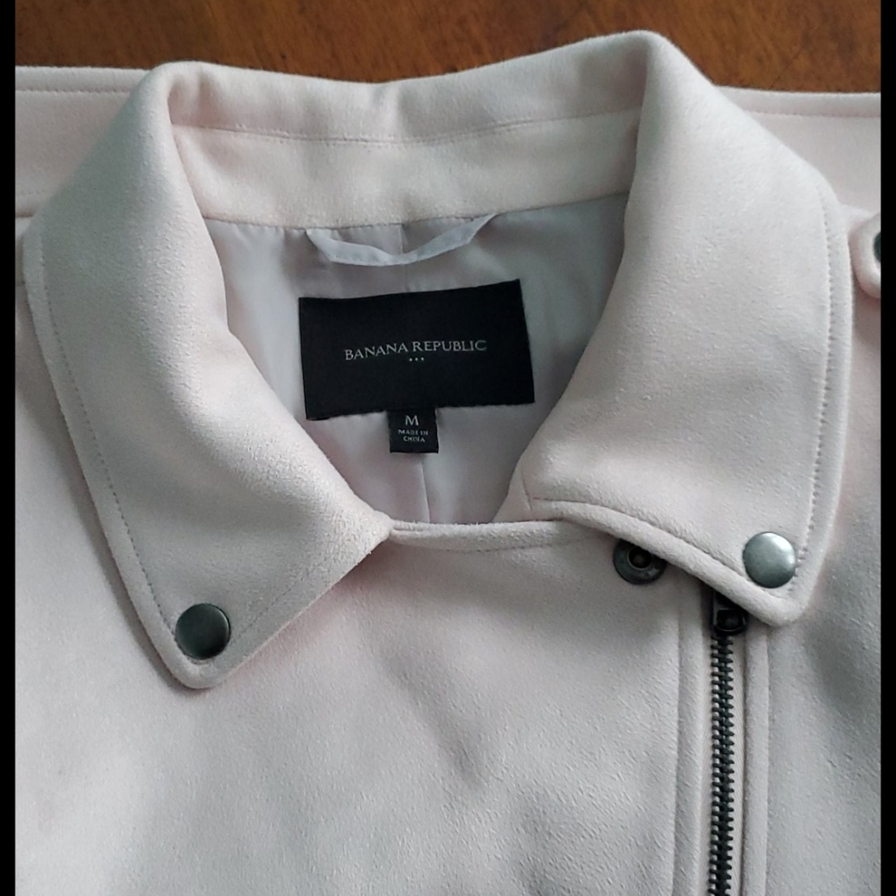 Banana Republic Faux Suede Moto Jacket - Picture 4 of 16